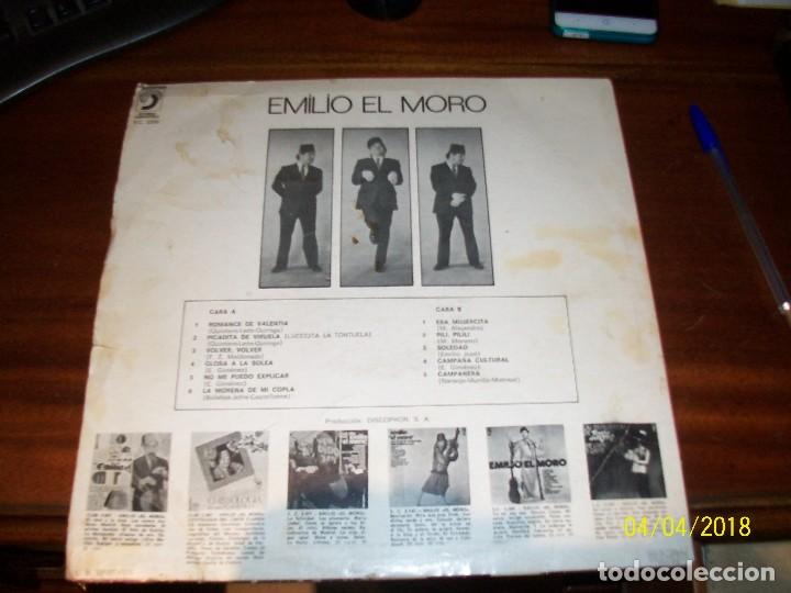 Discos de vinilo: EMILIO EL MORO- DEDICADO A LUCECITA - Foto 2