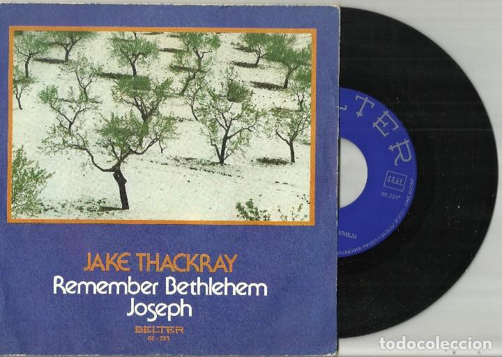 Discos de vinilo: JAKE THACKRAY SINGLE REMEMBER BETHLEHEM 1973 ESPA&Ntilde;A - Foto 1