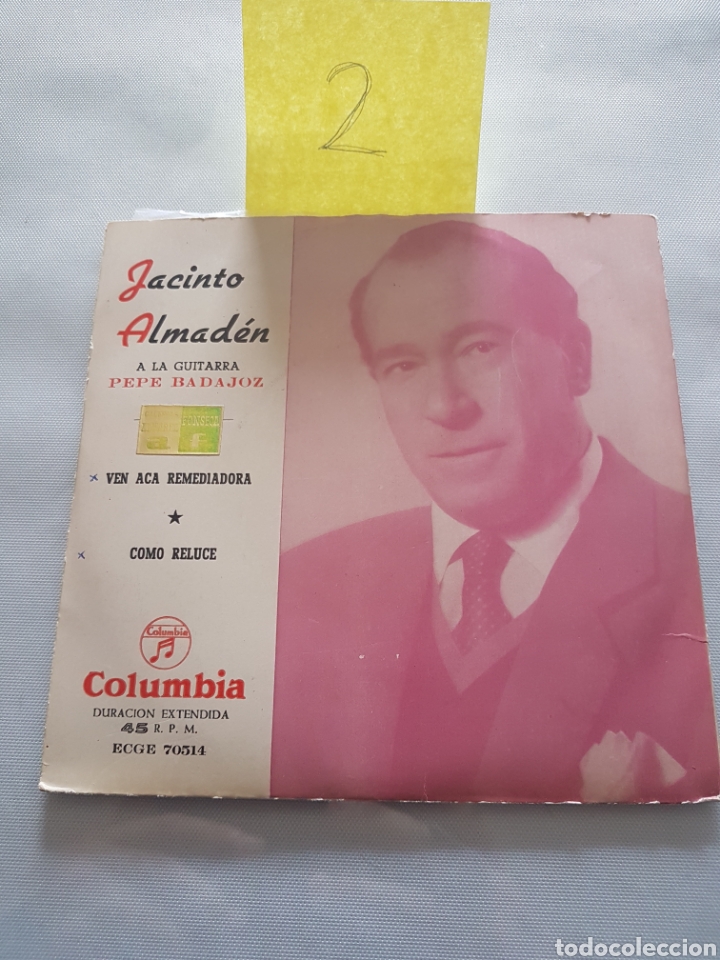 Discos de vinilo: JACINTO ALMADEN-SINGLE CUANDO QUERRA LA VIRGEN - Foto 1