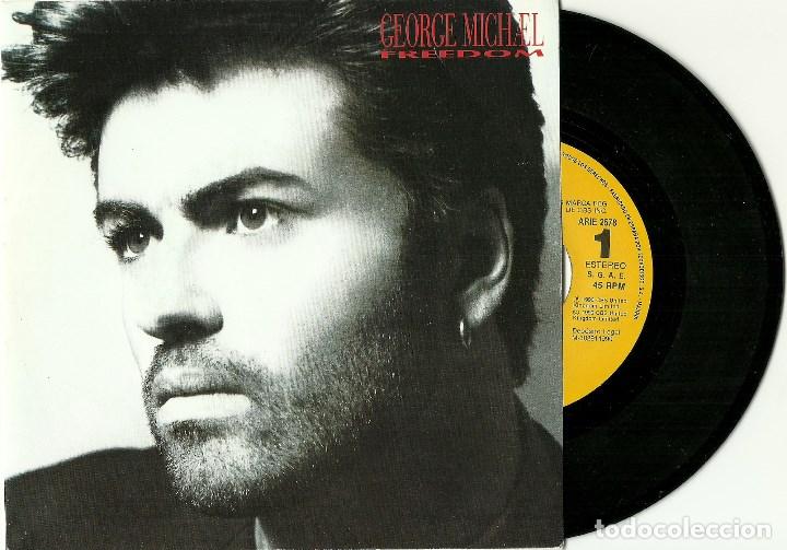 Discos de vinilo: GEORGE MICHAEL. Freedom (vinilo single 1990 ) - Foto 1