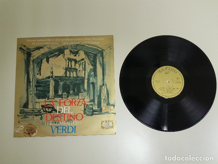 Discos de vinilo: 918- LA FORZA DEL DESTINO- FRAG VERDI - VINILO LP -PORTADA VG + / DISCO VG ++
