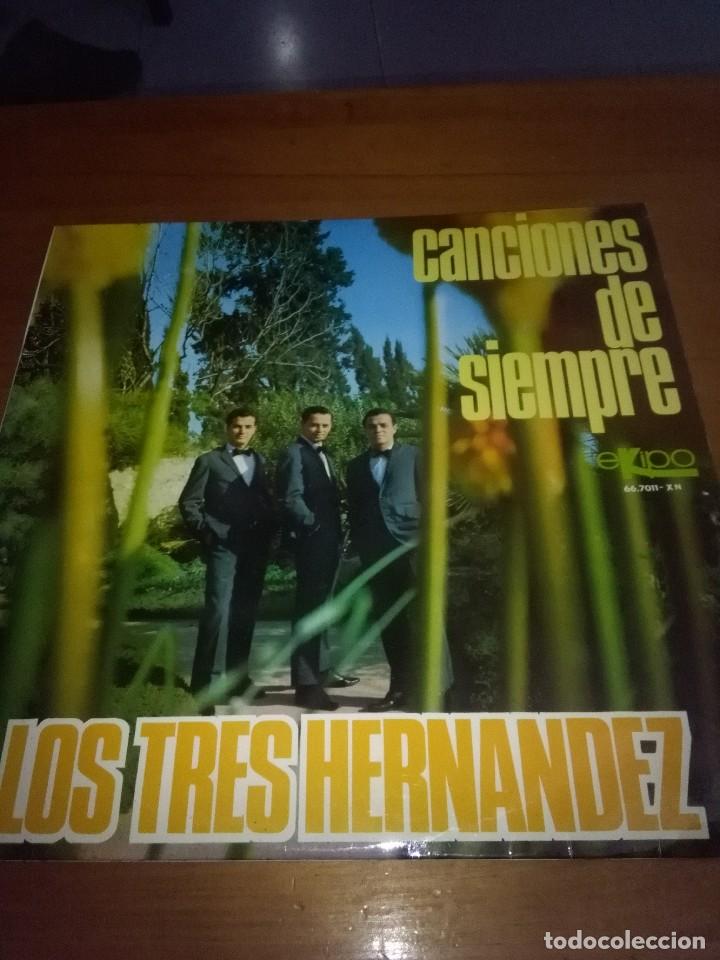 Discos de vinilo: CANCIONES DE SIEMPRE. LOS TRES HERNANDEZ. B2V - Foto 1