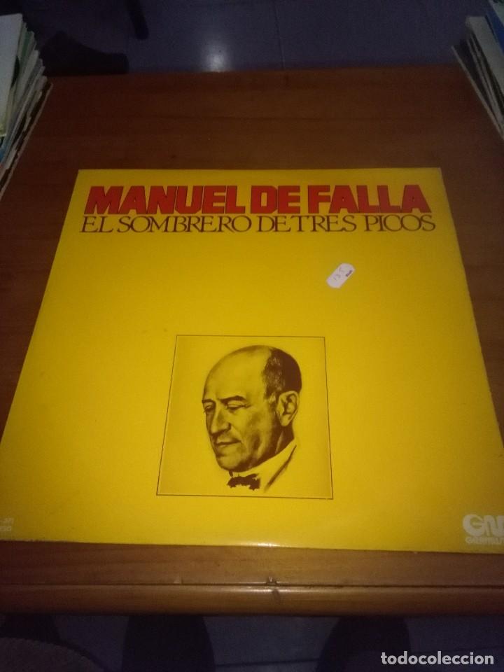 Discos de vinilo: MANUEL DE FALLA. EL SOMBRERO DE TRES PICOS. B4V - Foto 1