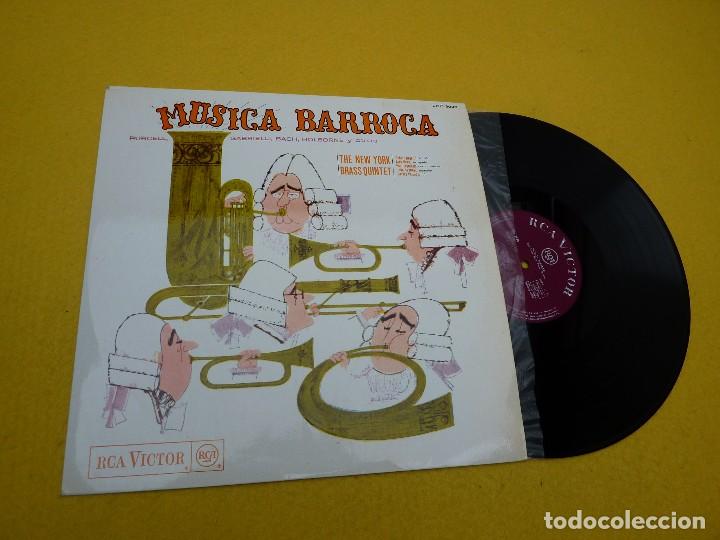 Discos de vinilo: LP New York Brass Quintet - MUSICA BARROCA - 1967 (EX++/EX++)&ccedil;