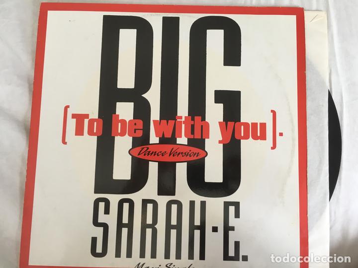 Discos de vinilo: LP BIG SARAH-E-TO BE WITH YOU - Foto 1