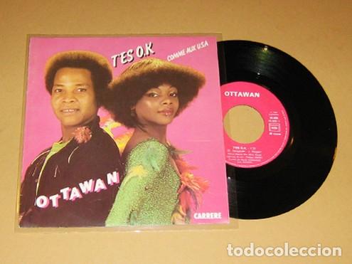 Discos de vinilo: OTTAWAN - TES O.K - SINGLE - 1980 - IMPORT - Foto 1