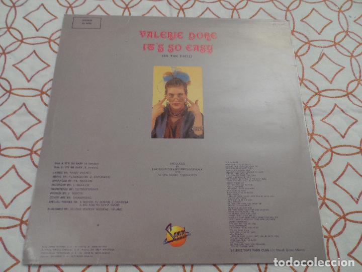 Discos de vinilo: VALERIE DORE - ITS SO EASY - Foto 2