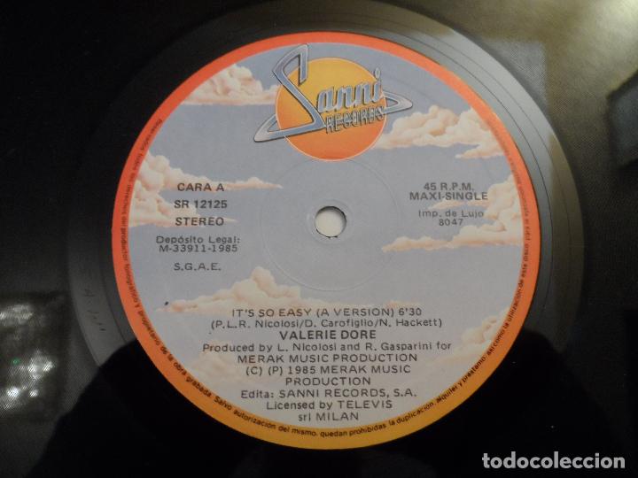 Discos de vinilo: VALERIE DORE - ITS SO EASY - Foto 3