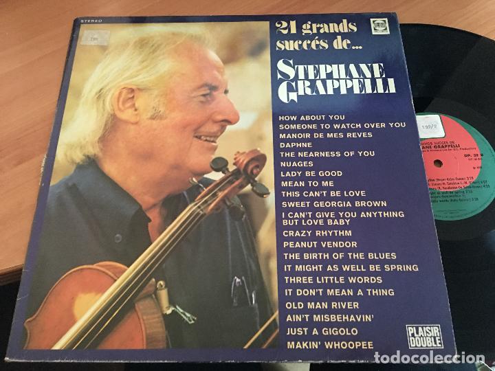 Discos de vinilo: STEPHANE GRAPELLI (21 GRANDS SUCCES) 2 LP 1975 (B-18) - Foto 1