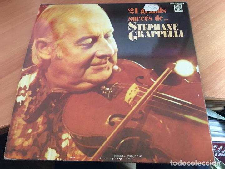 Discos de vinilo: STEPHANE GRAPELLI (21 GRANDS SUCCES) 2 LP 1975 (B-18) - Foto 4