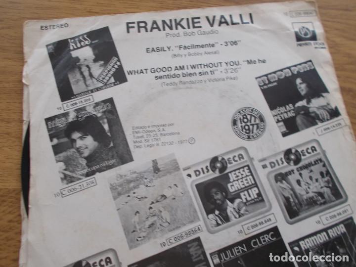 Discos de vinilo: FRANKIE VALLI. EASILY FACILMENTE. - Foto 2