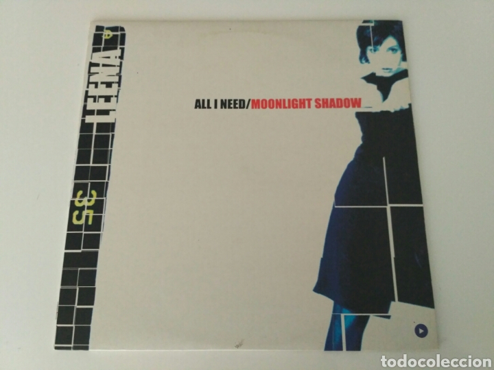 Discos de vinilo: Leena - All I Need / Moonlight Shadow - Foto 1