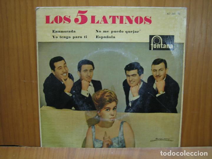 Discos de vinilo: Singles Los cinco latinos - Foto 1