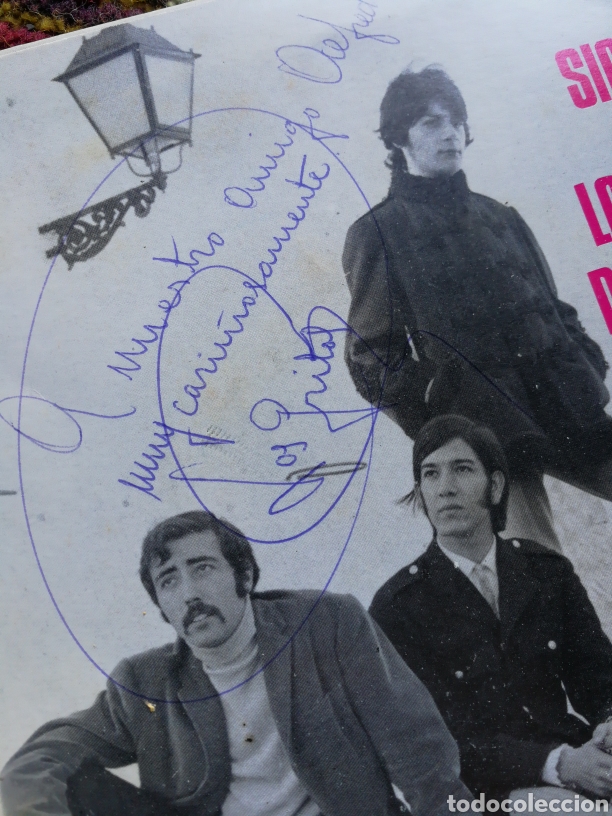Discos de vinilo: SINGLE LOS GRITOS (BELTER),1968. AUTOGRAFO Y DEDICATORIA. - Foto 2