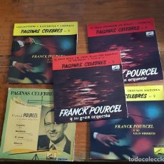 Discos de vinilo: LOTE 5 EP´S FRANCK POURCEL Y SU GRAN ORQUESTA PAGINAS CELEBRES