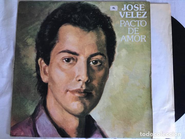 Discos de vinilo: LP JOSE VELEZ-PACTO DE AMOR - Foto 1