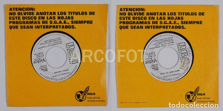 Discos de vinilo: DISCO PROMOCIONAL RCA - VICTOR ESP-548 - MARIA CREUSA - MARTINHO DA VILA - EL DE LAS FOTOS