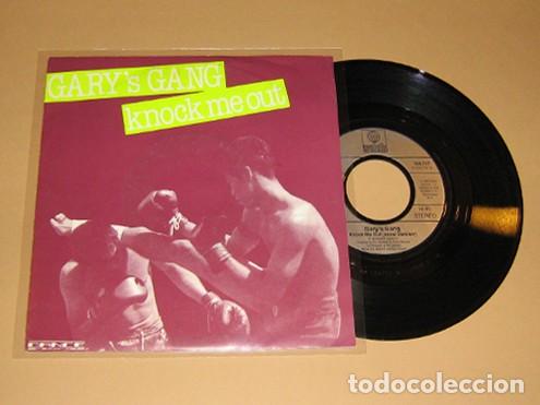 Discos de vinilo: GARY'S GANG - KNOCK ME OUT - SINGLE - 1982 - TEMAZO DISCO / 2&ordm; GRAN HIT TRAS SU &rdquo;KEEP ON DANCIN&rdquo;