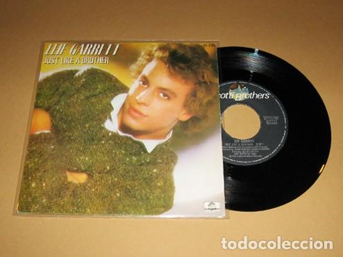 Discos de vinilo: LEIF GARRETT - JUST LIKE A BROTHER - SINGLE - 1981 - Foto 1
