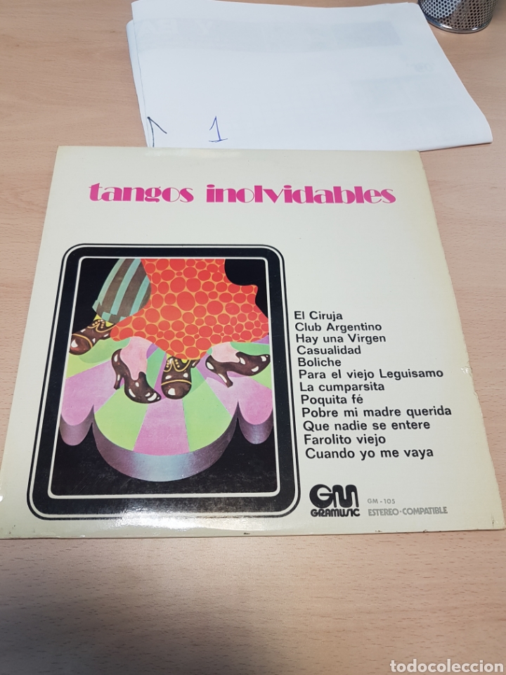 Vinyl records: Tangos Inolvidables gramusic gm-105