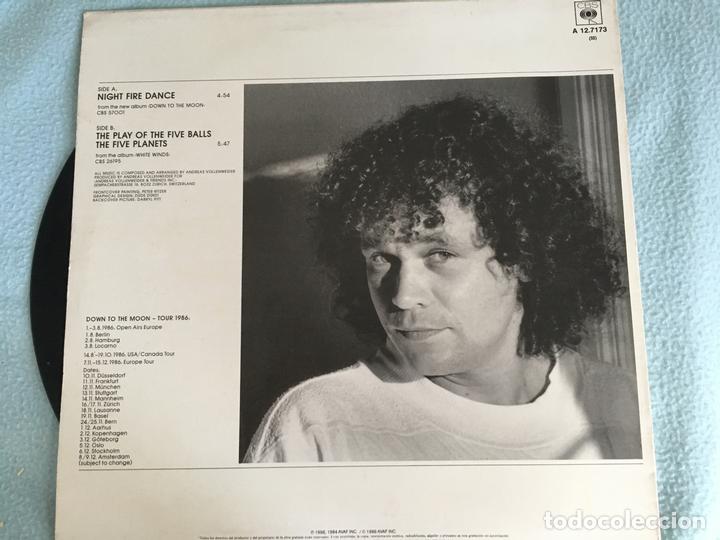 Discos de vinilo: 12 MAXI-ANDREAS VOLLENWEIDER-NIGHT FIRE DANCE - Foto 2