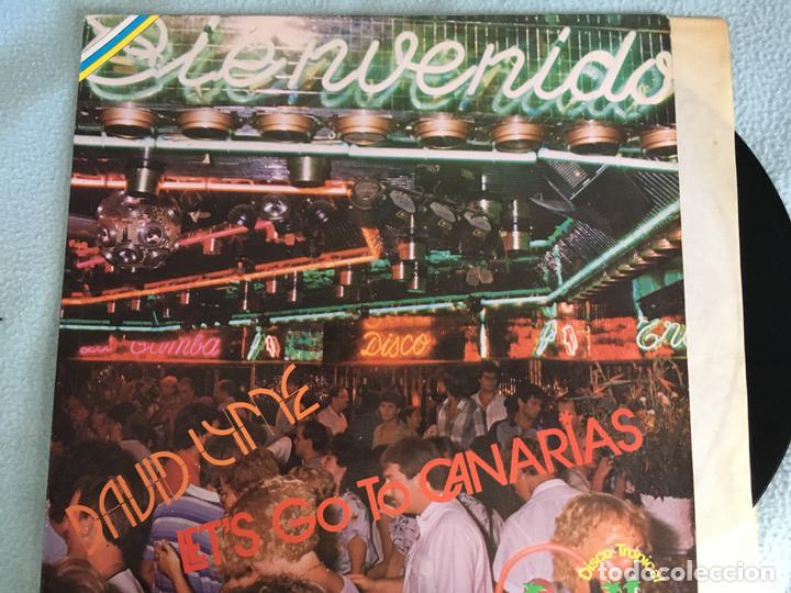 Discos de vinilo: 12 MAXI-DAVID LYME-LETS GO TO CANARIAS - Foto 1