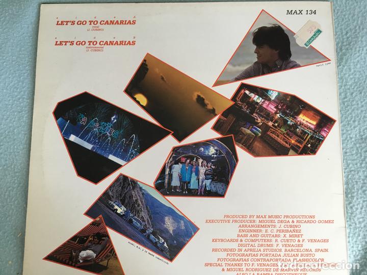 Discos de vinilo: 12 MAXI-DAVID LYME-LETS GO TO CANARIAS - Foto 2