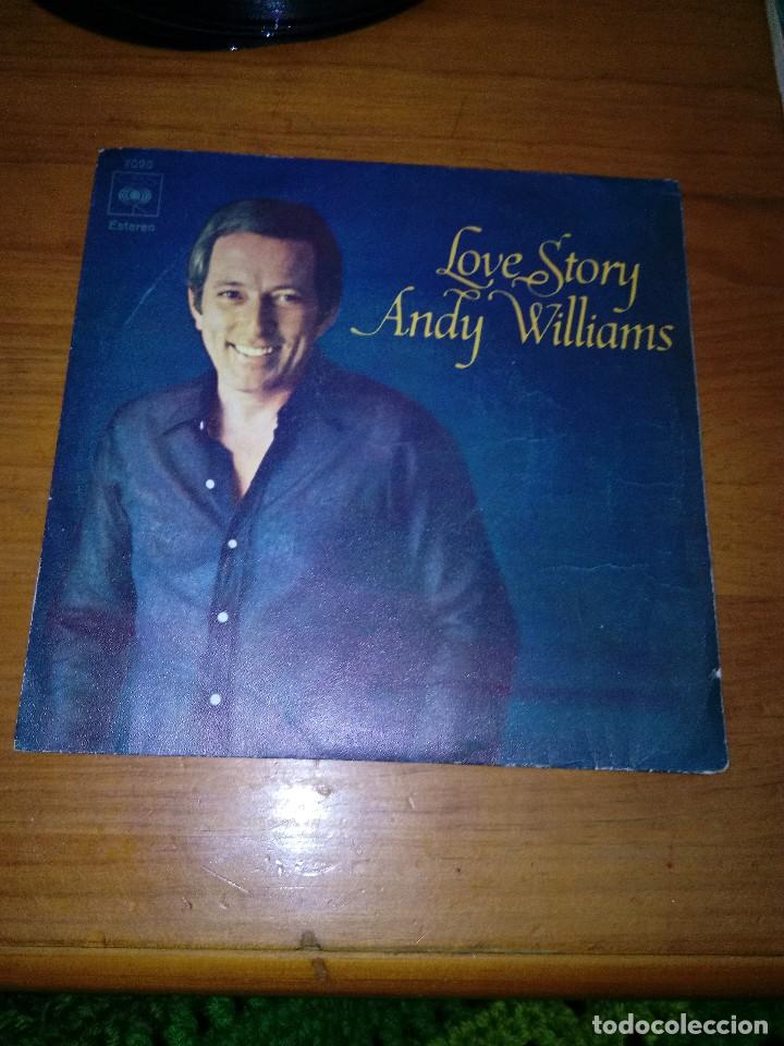 Discos de vinilo: ANDY WILLIAMS. LOVE STORY. SOMETHING. MB3 - Foto 1