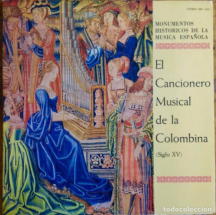 Disques de vinyle: EL CANCIONERO MUSICAL DE LA COLOMBINA, SIGLO XV. LP CON PORTADA DOBLE + LIBRETO