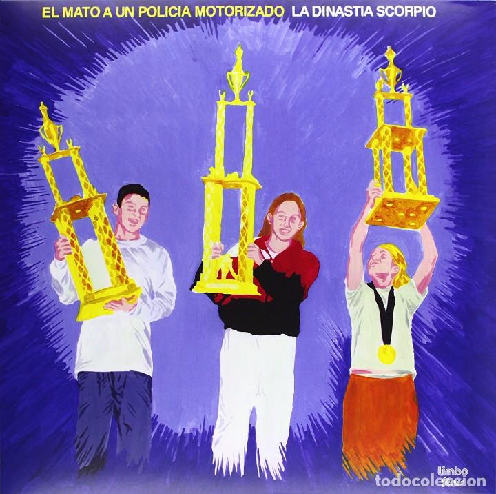 Discos de vinilo: LP EL MATO A UN POLICIA MOTORIZADO LA DINASTIA SCORPIO VINILO AZUL LOS PLANETAS