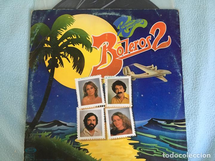 Discos de vinilo: LP-PEQUE&Ntilde;A COMPA&Ntilde;IA-BOLEROS 2 - Foto 1