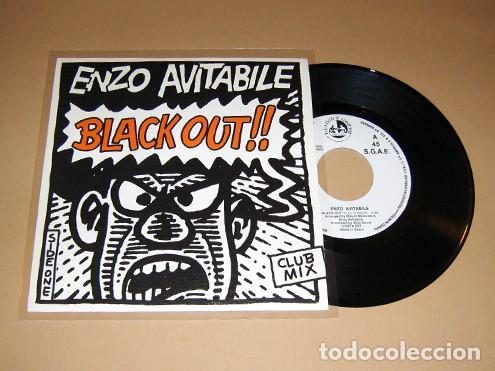 Discos de vinilo: ENZO AVITABILE - BLACK OUT - SINGLE - 1987 - Foto 1