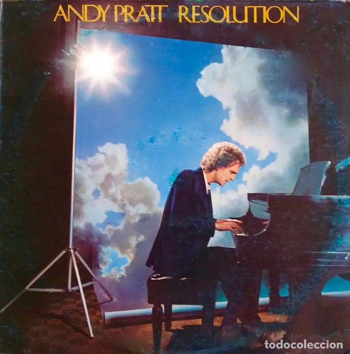 Discos de vinilo: ANDY PRATT. RESOLUTION. LP UK CON FUNDA INTERIOR CON LETRAS - Foto 1