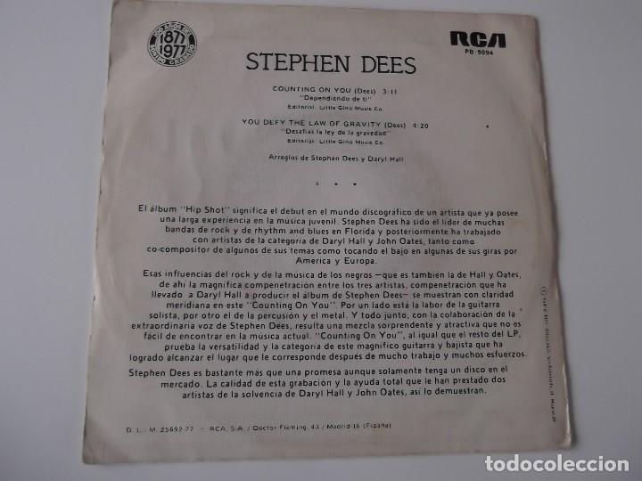 Discos de vinilo: STEPHEN DEES - Counting on you - Foto 2