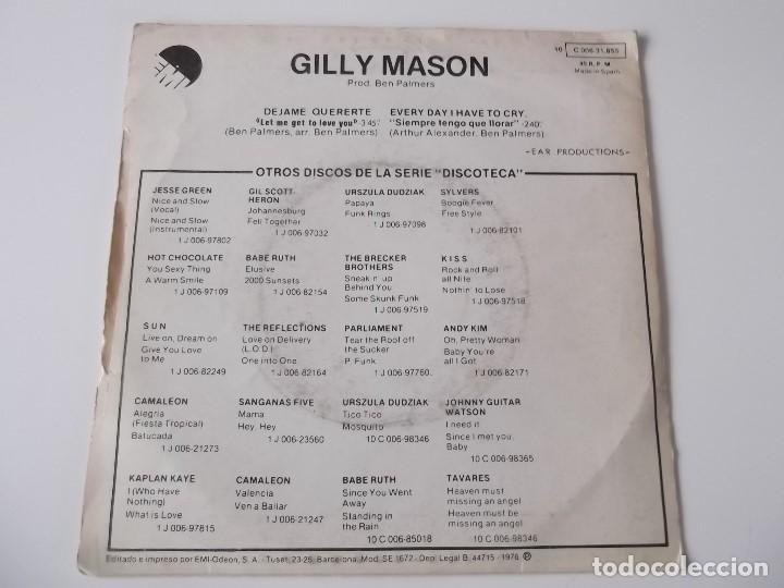 Discos de vinilo: GILLY MASON - Dejame quererte - Foto 2
