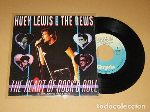 Discos de vinilo: HUEY LEWIS AND THE NEWS - THE HEART OF ROCK & ROLL - SINGLE - 1983