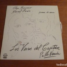 Discos de vinilo: OLGA MANZANO Y MANUEL PICON - POEMAS DE AMOR - LP. Lote 117954059