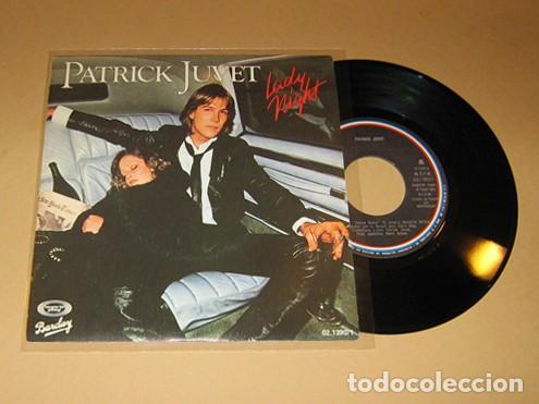Discos de vinilo: PATRICK JUVET - LADY NIGHT - SINGLE - 1979 - Foto 1
