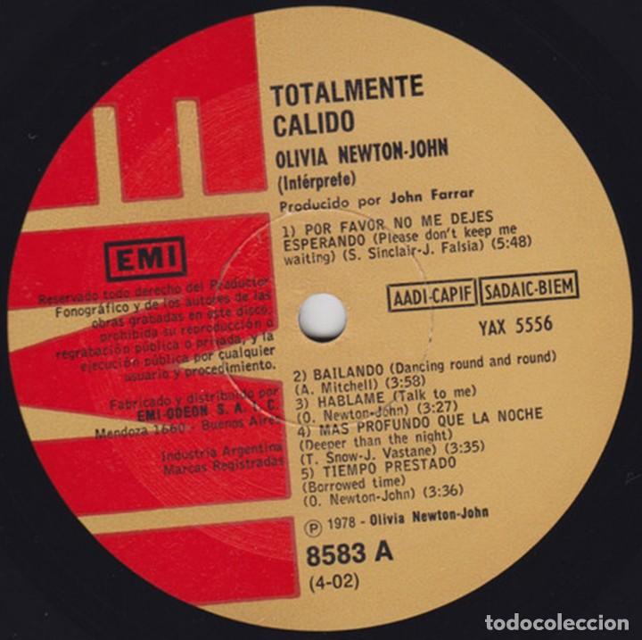 Discos de vinilo: LP argentino de Olivia Newton John año 1978 - Foto 5 - 117962927
