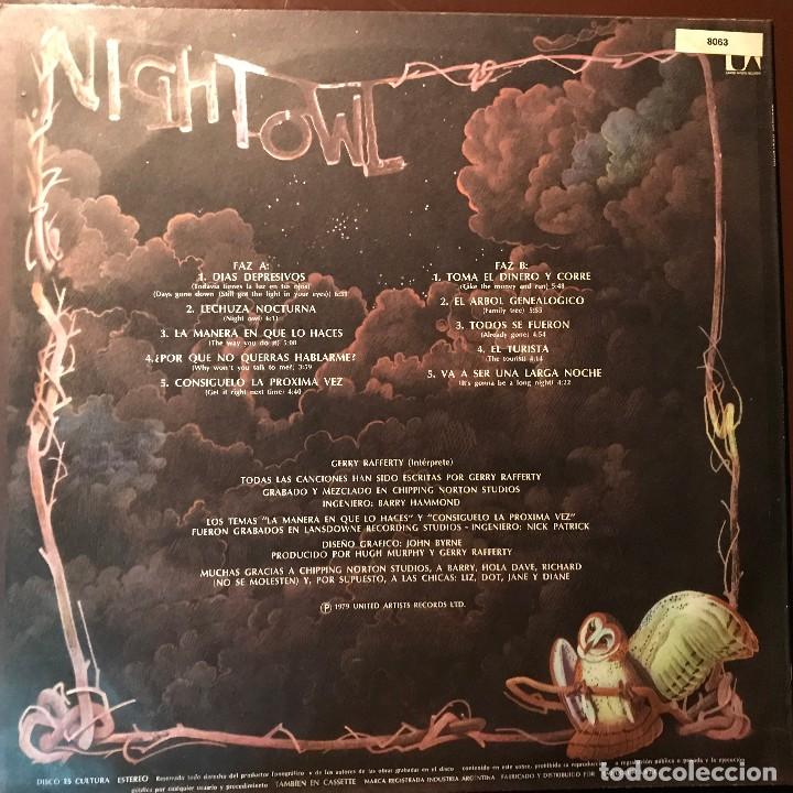 Discos de vinilo: LP argentino de Gerry Rafferty a&ntilde;o 1979 - Foto 2