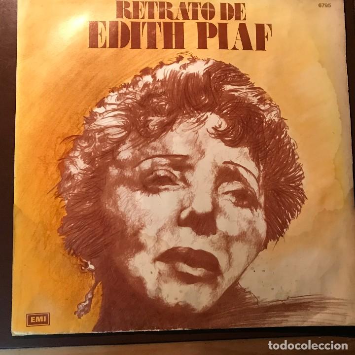 Discos de vinilo: LP argentino de Edith Piaf a&ntilde;o 1975 - Foto 1
