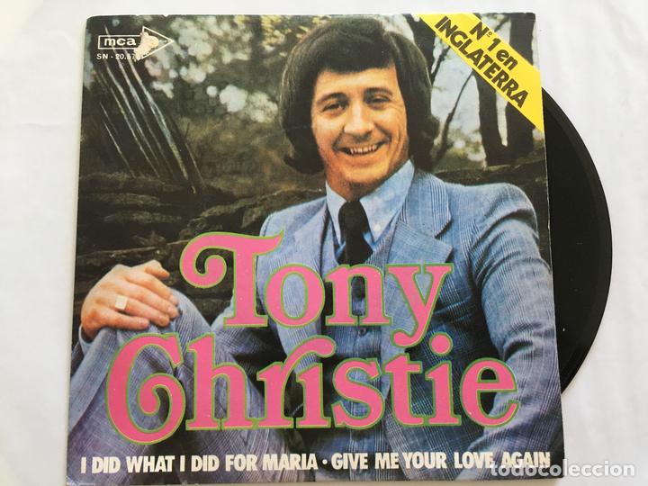 Discos de vinilo: 7 SINGLE-TONY CHRISTIE-I DID WHAT I DID...... - Foto 1