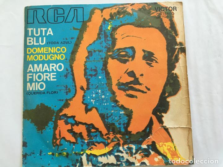 Discos de vinilo: 7 SINGLE-DOMENICO MODUGNO-TUTA BLU - Foto 1