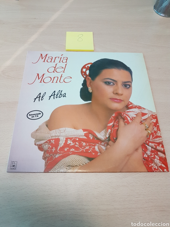 Discos de vinilo: maria del monte lp al alba-1991 - Foto 1
