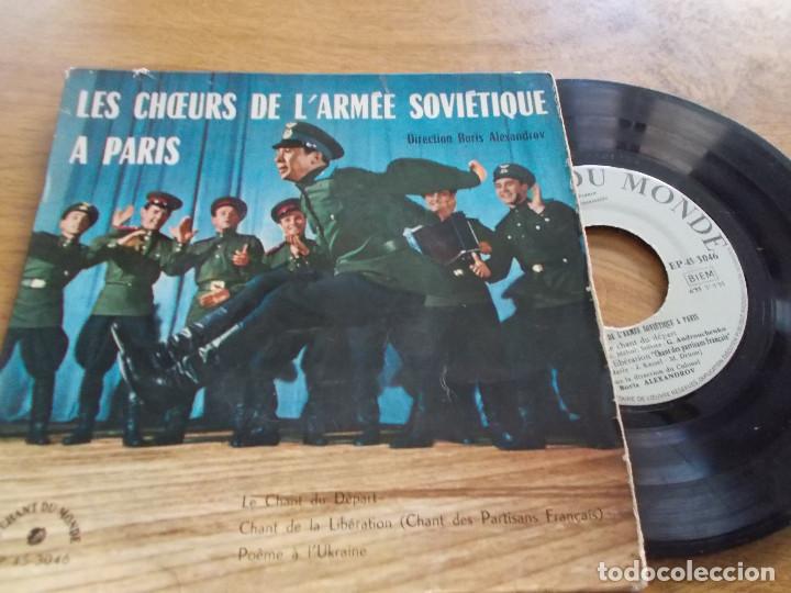 Discos de vinilo: LES CHOEURS DE L&acute;ARMEE SOVIETIQUE A PARIS. - Foto 1