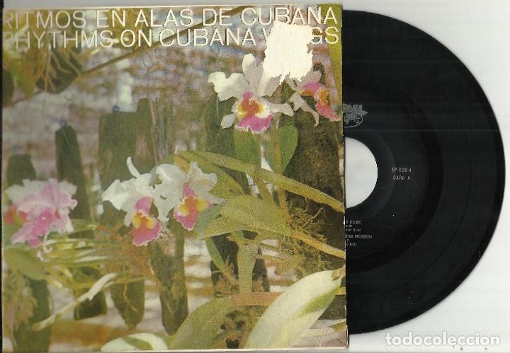 Disques de vinyle: alas cubanas ep cuarteto los meme-orq. cubana de musica moderna-esther borja-orq. del festival.cuba
