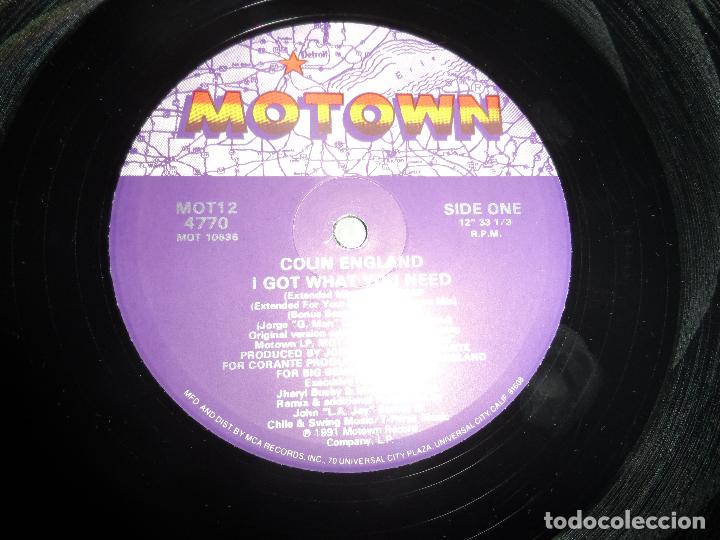 Discos de vinilo: COLIN ENGLAND I GOT WHAT YOU NEED - Foto 2