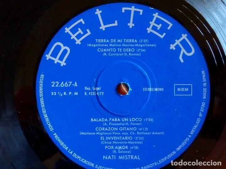 Discos de vinilo: LP Nati Mistral - Foto 3