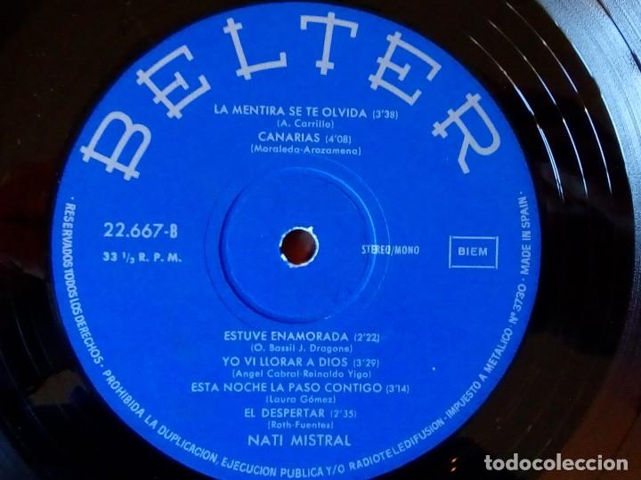 Discos de vinilo: LP Nati Mistral - Foto 4