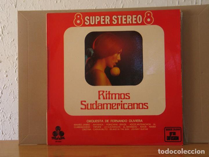 Disques de vinyle: Orquesta de Fernando Oliviera - Ritmos Sudamericanos - Trebol 20.024 - 1970 -  8 Super Stereo 8